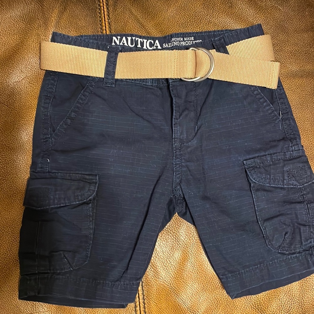 2 Pairs of Boys Shorts by Nautica & 1 Blue shirt by Nautica! All boys size 4!